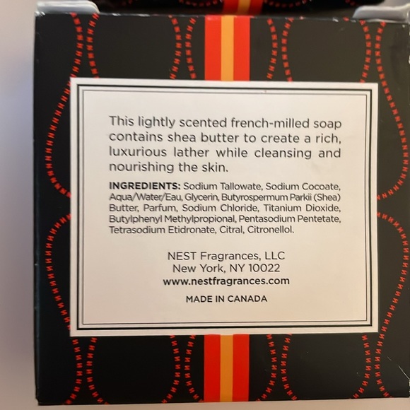 Nest Fragrances New York Sicilian Tangerine (2) facial bars and (2) bath bars - Picture 3 of 6